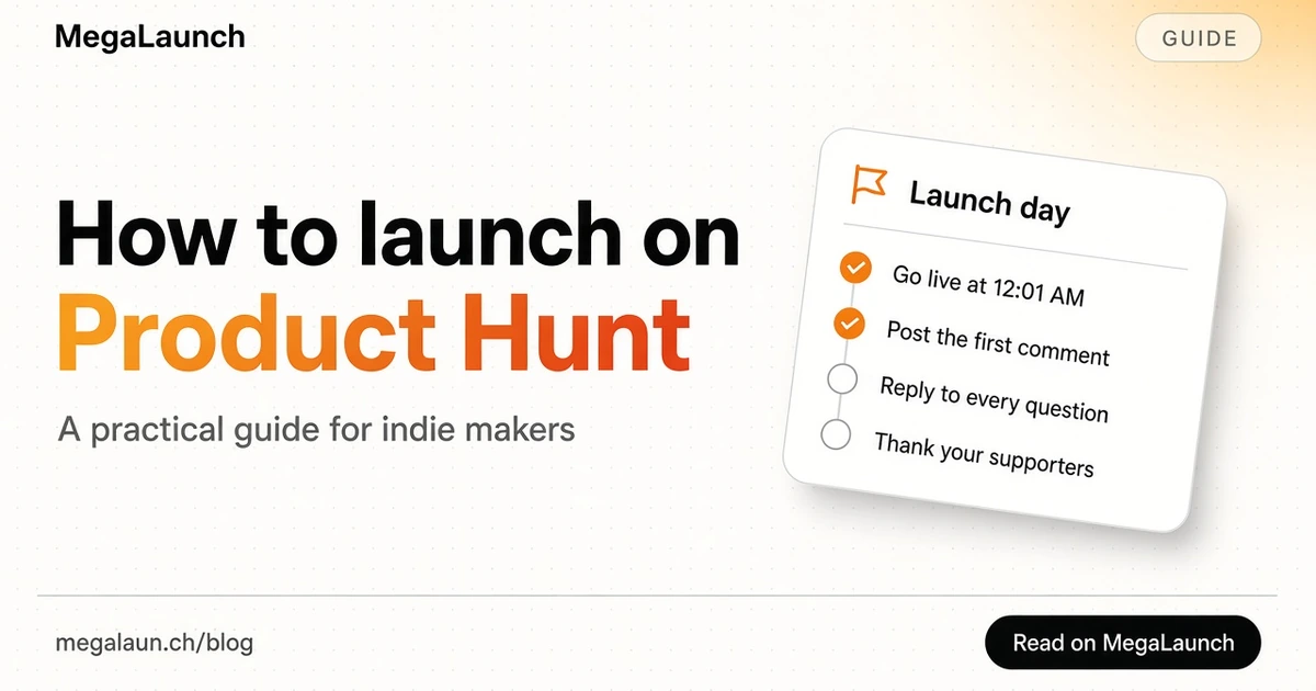 Blog cover: How to launch on Product Hunt