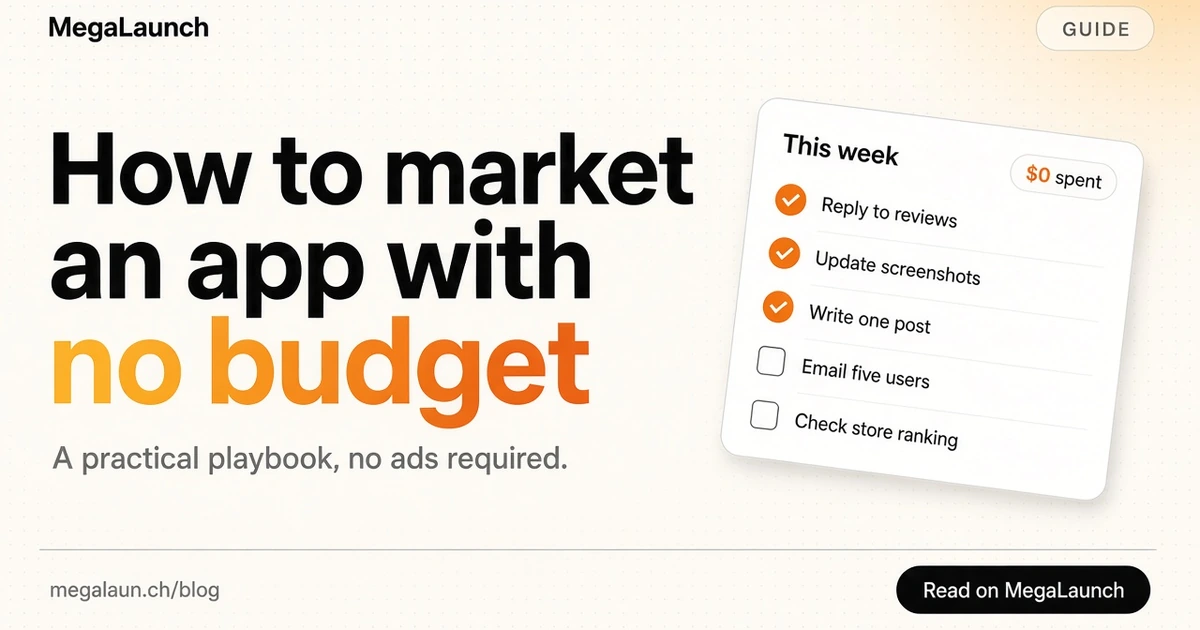 Blog cover: How to market an app with no budget